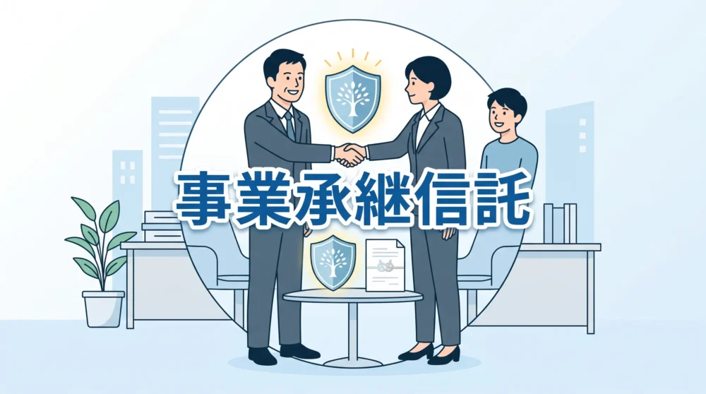 中小企業の円滑な事業承継を支援する事業承継信託の仕組みとメリットを解説する