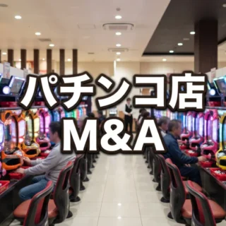 パチンコ店の華やかなホール内と整然と並ぶ遊技台を捉えた、業界の雰囲気が伝わる自然な現場写真。