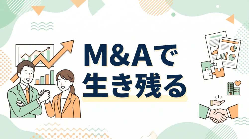 中小企業の生存率とM&Aによる事業継続のポイントを解説したサムネイル画像