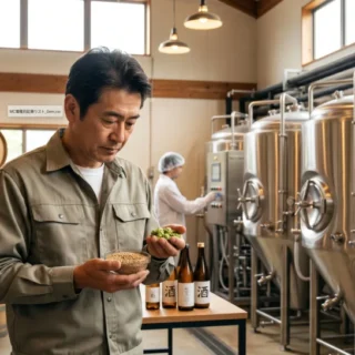 ビール製造業のM&A・会社売却で技術や醸造設備を次世代に引き継ぐ事業承継のイメージを表すビール工場の写真