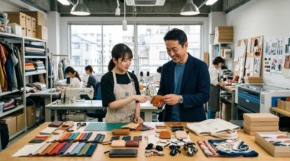 ファッション雑貨メーカーのM&A・会社売却でこだわりと技術を次世代へ引き継ぐ事業承継のイメージ写真