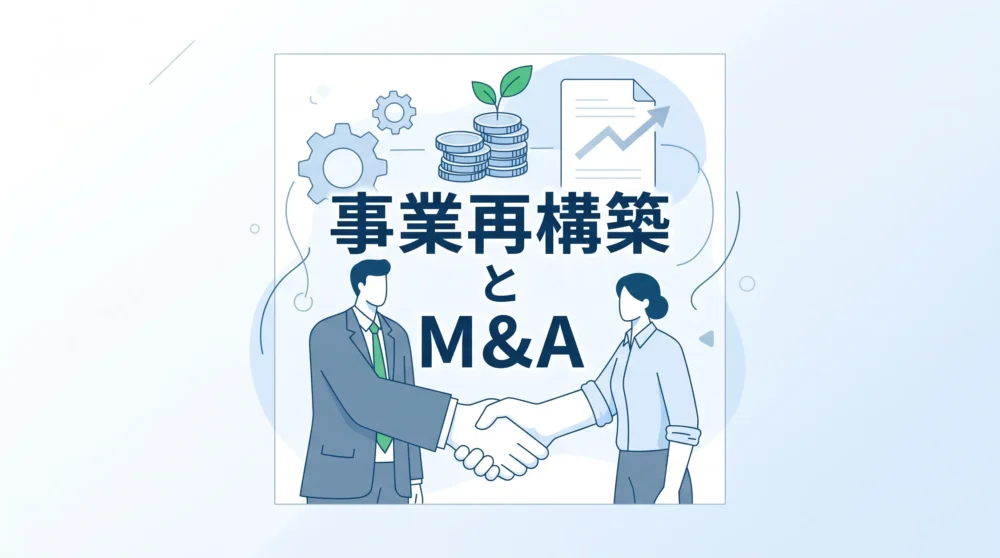 事業再構築補助金を活用したM&Aのポイントと中小企業経営者向けの手続きや活用法を解説するサムネイル画像