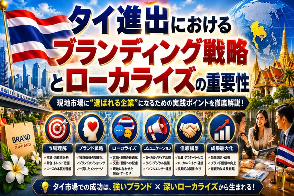 タイ進出におけるブランディング戦略とローカライズの重要性